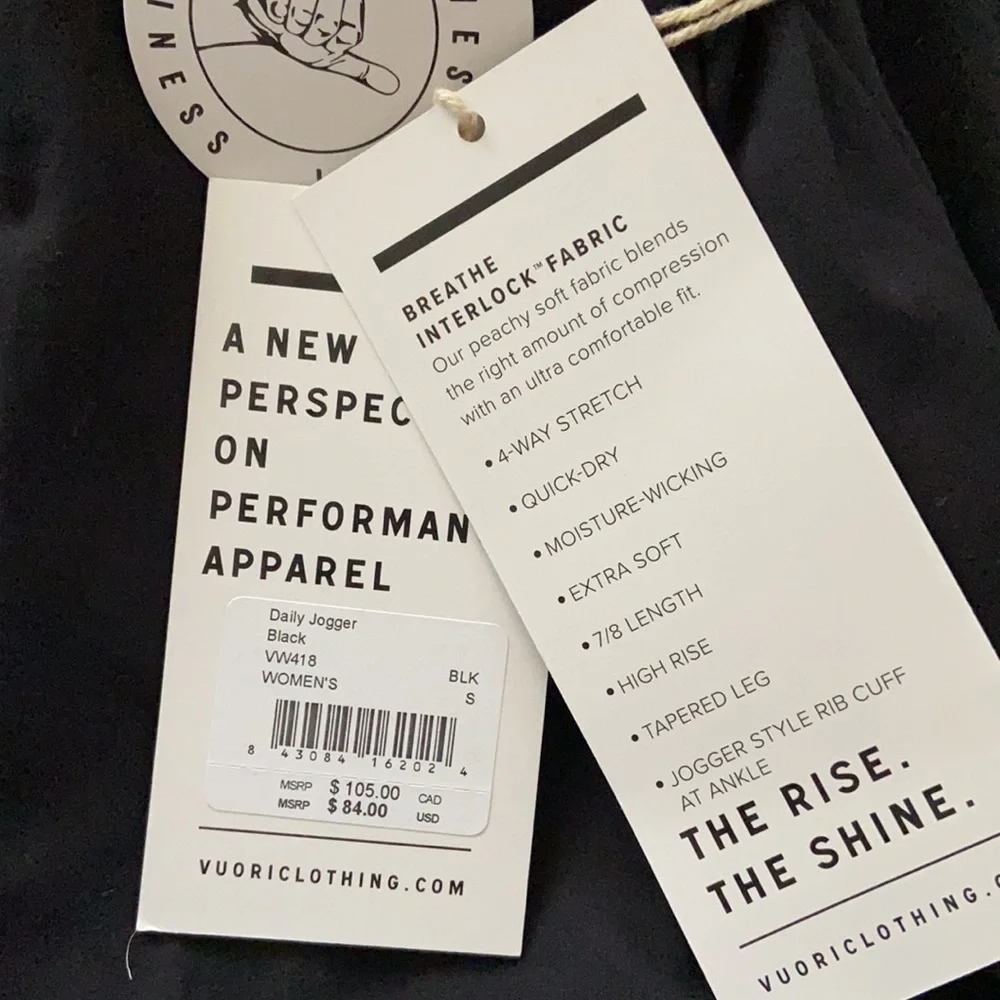 Vuori Black Track Pants - Picture 5 of 5